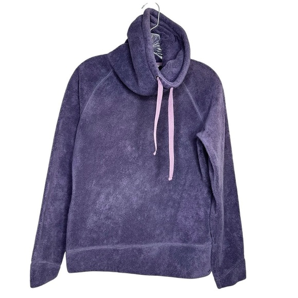 Horny Toad Fleece Turtle Neck Purple Long Sleeve Sweater Womens Size Small - Picture 1 of 6